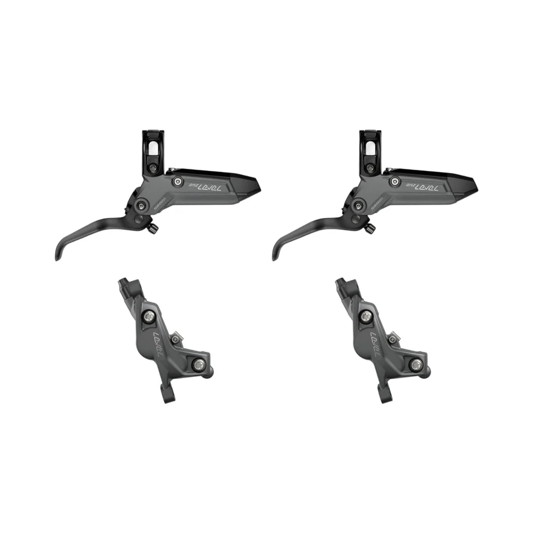 Sada Brzd SRAM LEVEL BRONZE STEALTH 4 písty Šedá