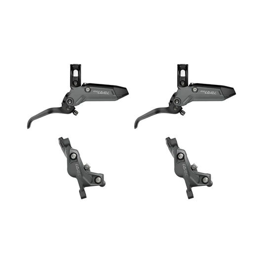 Remmenset SRAM LEVEL BRONZE STEALTH 4 zuigers Grijs
