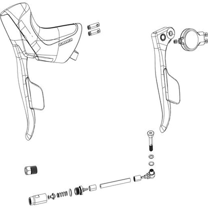 SRAM STEALTH-A-MAGIG Brake Hose Connection Kit for RIVAL/FORCE/APEX ETAP AXS HRD