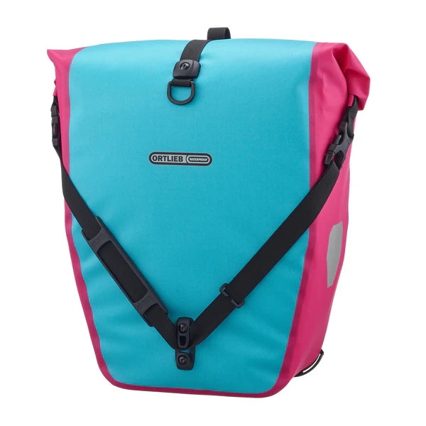 ORTLIEB BACK ROLLER CYBER 20 L Bagagebærertaske Blå/Rosa
