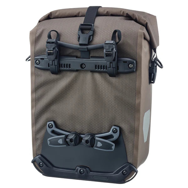 Par med pakethållarväskor ORTLIEB GRAVEL PACK QL 2.2 29 L Beige