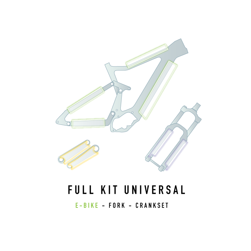 Ramskydd MONKEY'S SAUCE FULL UNIVERSAL E-Bike Matt