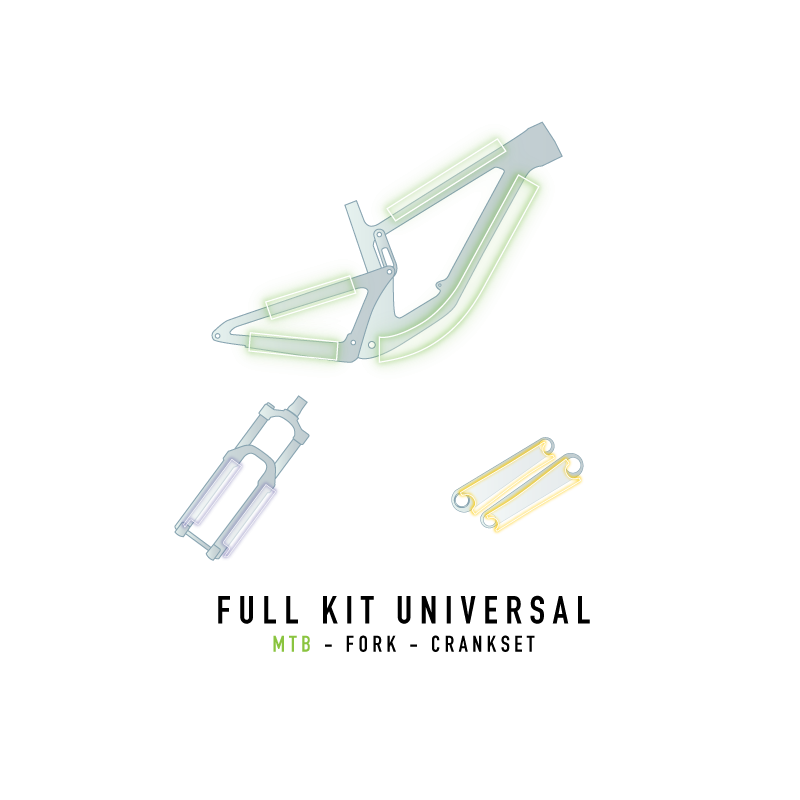 MONKEY'S SAUCE FULL UNIVERSAL MTB Matt Frame Protection