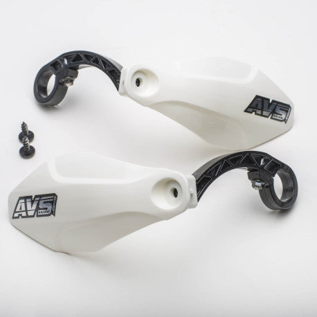 AVS BASIC Hand Guards Plastic Bracket White