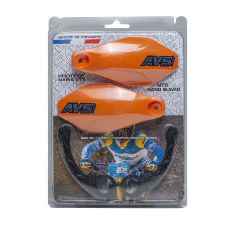 Handskydd AVS BASIC Plastklammer Orange Fluo
