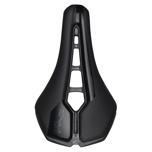 PRO STEALTH TEAM CURVED Saddle 142mm Carbon Rails Black