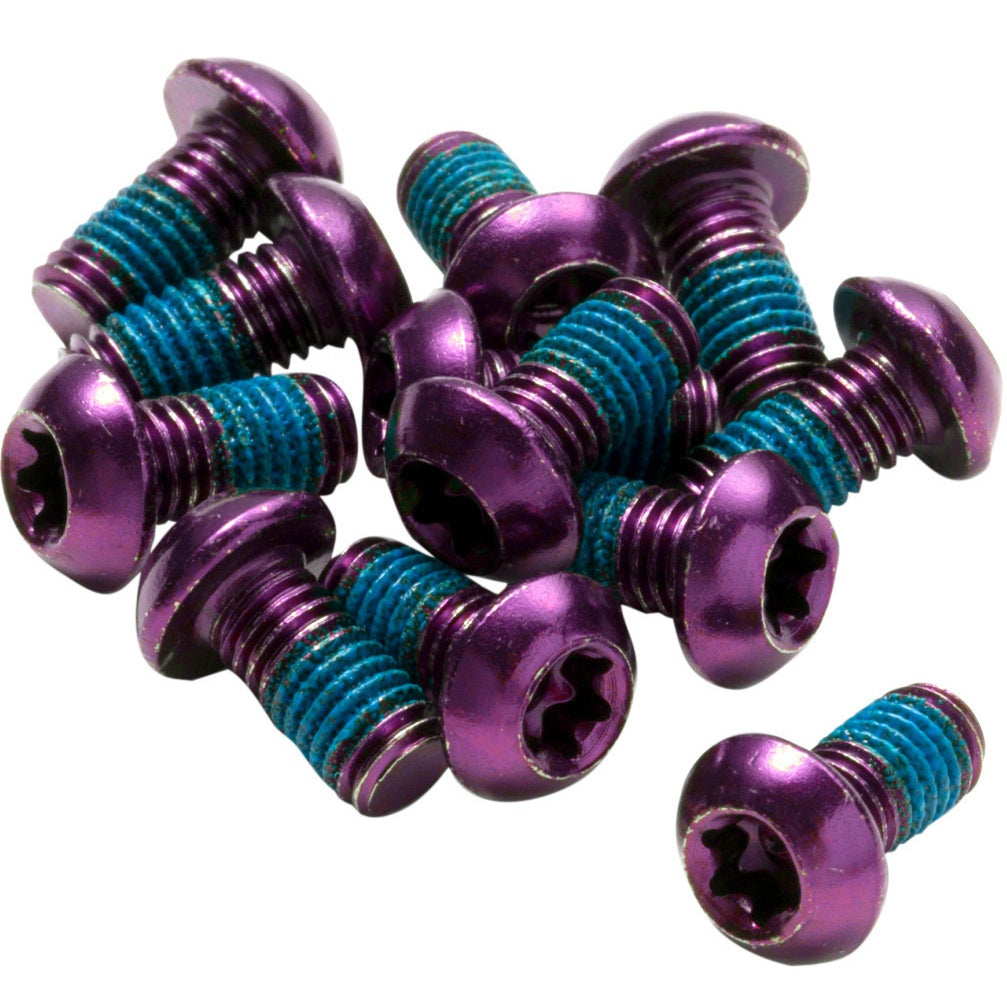 Kit 12 Schijfremschroeven REVERSE COMPONENTS Geanodiseerd Paars