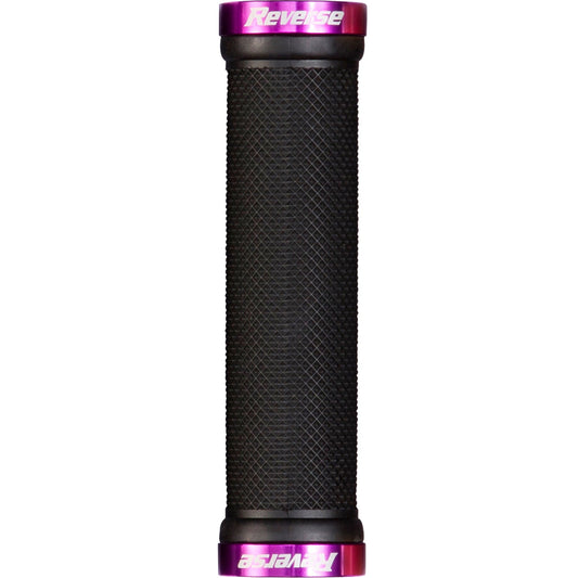 Grips REVERSE COMPONENTS CLASSIC Lock-On Svart/Lila