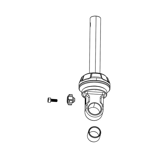 Sklop batnice amortizerja ROCKSHOX SUPER DELUXE COIL A1-A2 — tehnična ilustracija