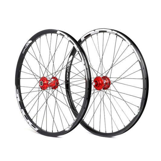Pár kol PRIDE 24" (507mm) Control V1 Disc Axes 20/10mm Červená