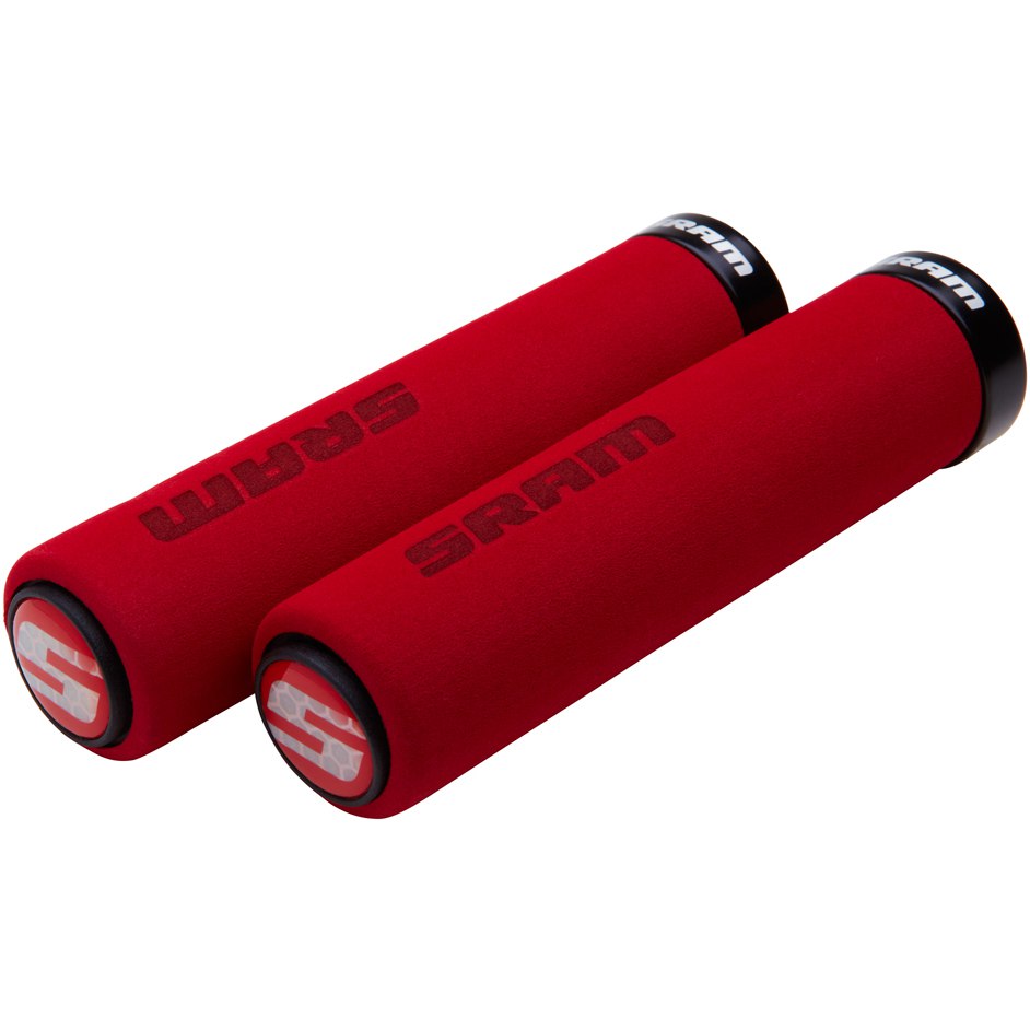 SRAM FOAM Lock-On 129mm Grips Red