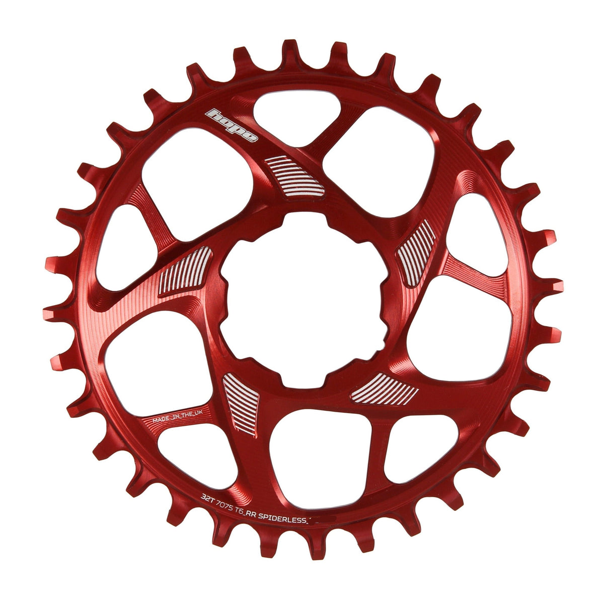 HOPE R22 9/10/11/12S Single Chainring Direct Mount Red