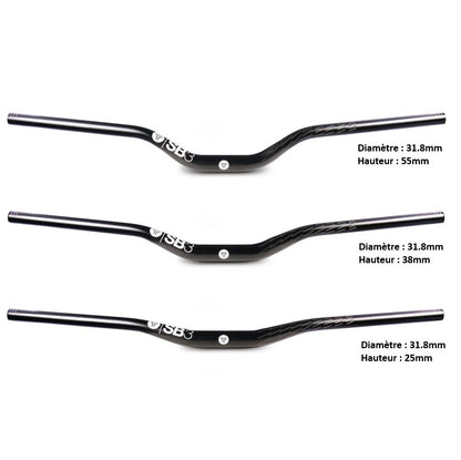 Τιμόνι SB3 KROMA Rise 38mm 780mm Μαύρο/Μπλε