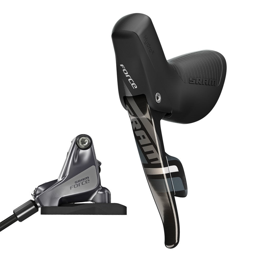Levá páčka a třmen SRAM FORCE 22 Double Flat Mount bez kotouče