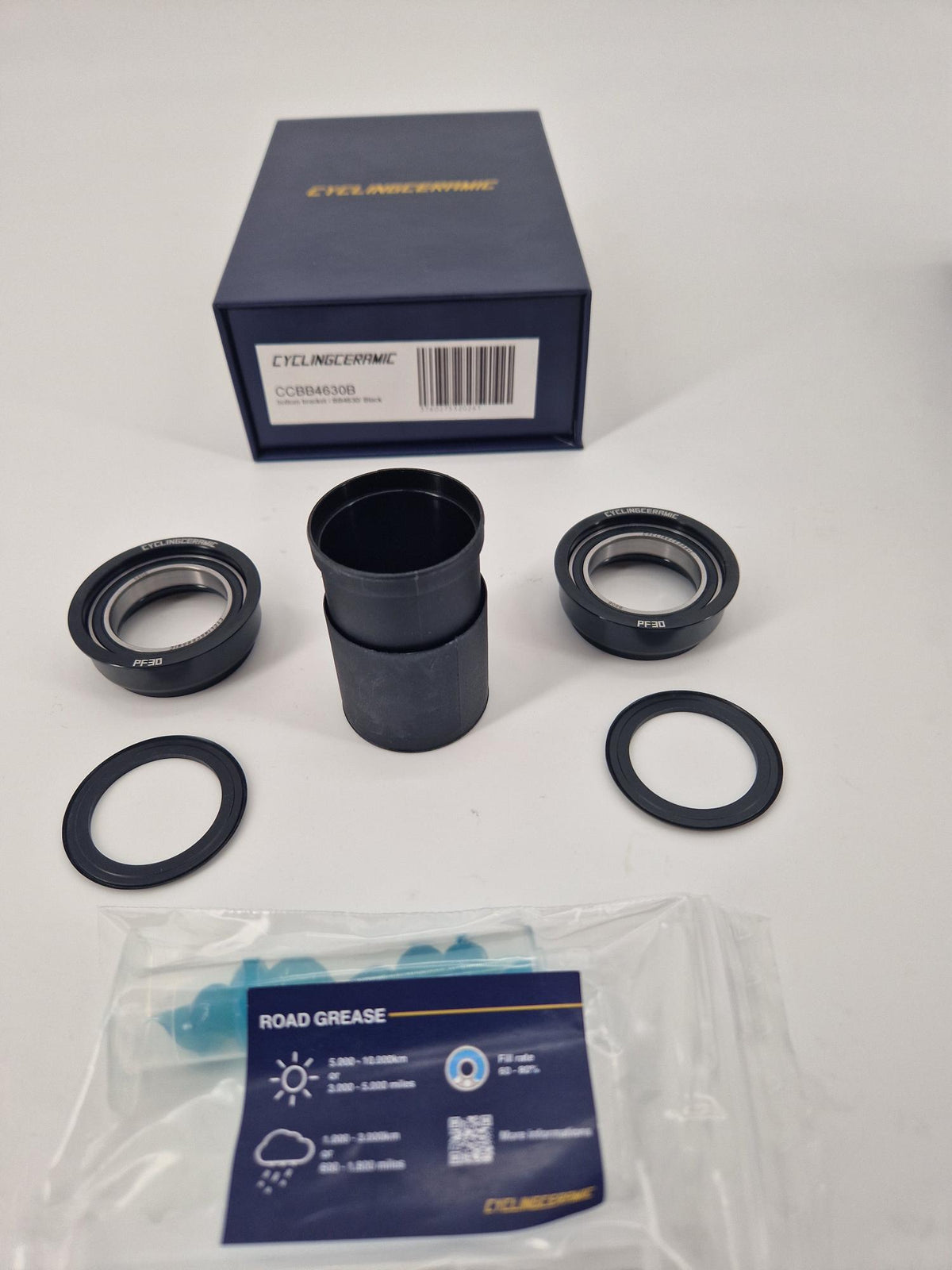 Kampiakselin Laakeri CYCLINGCERAMIC PF 46-30 Musta