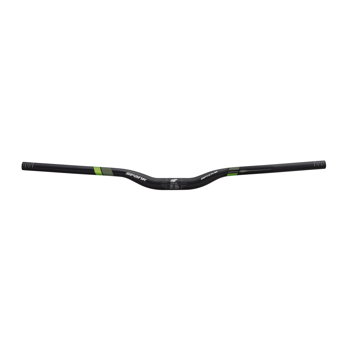 Řídítka SPANK SPIKE 800 VIBROCORE Rise 30mm 31.8/800mm Černá / Zelená