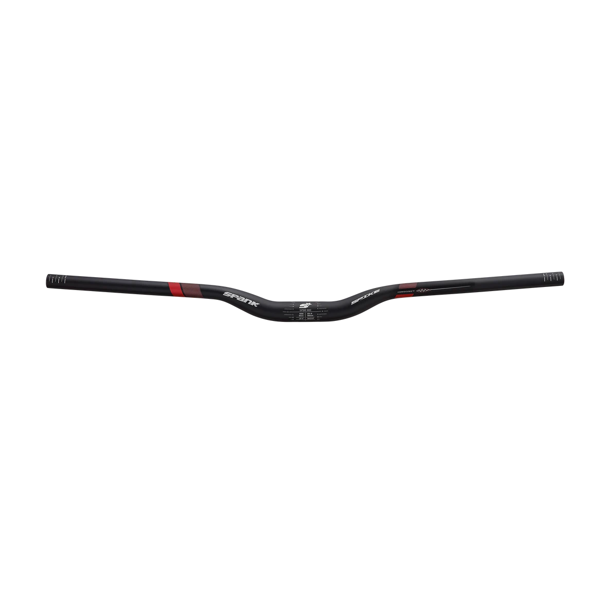 Kierownica SPANK SPIKE 800 VIBROCORE Rise 30mm 31.8/800mm Czarna / Czerwona