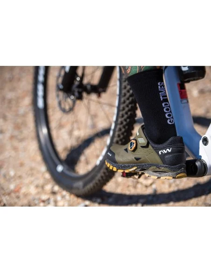 MTB batai NORTHWAVE SPIDER PLUS 3 Žali