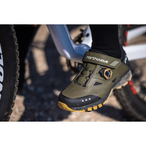 MTB-sko NORTHWAVE SPIDER PLUS 3 Grøn