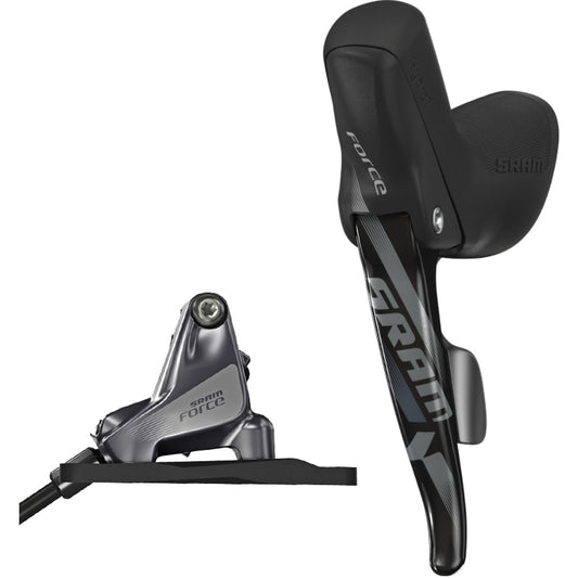 SRAM FORCE Dropper Actuator Flat Mount bal oldali egytányéros kar és hátsó féknyereg