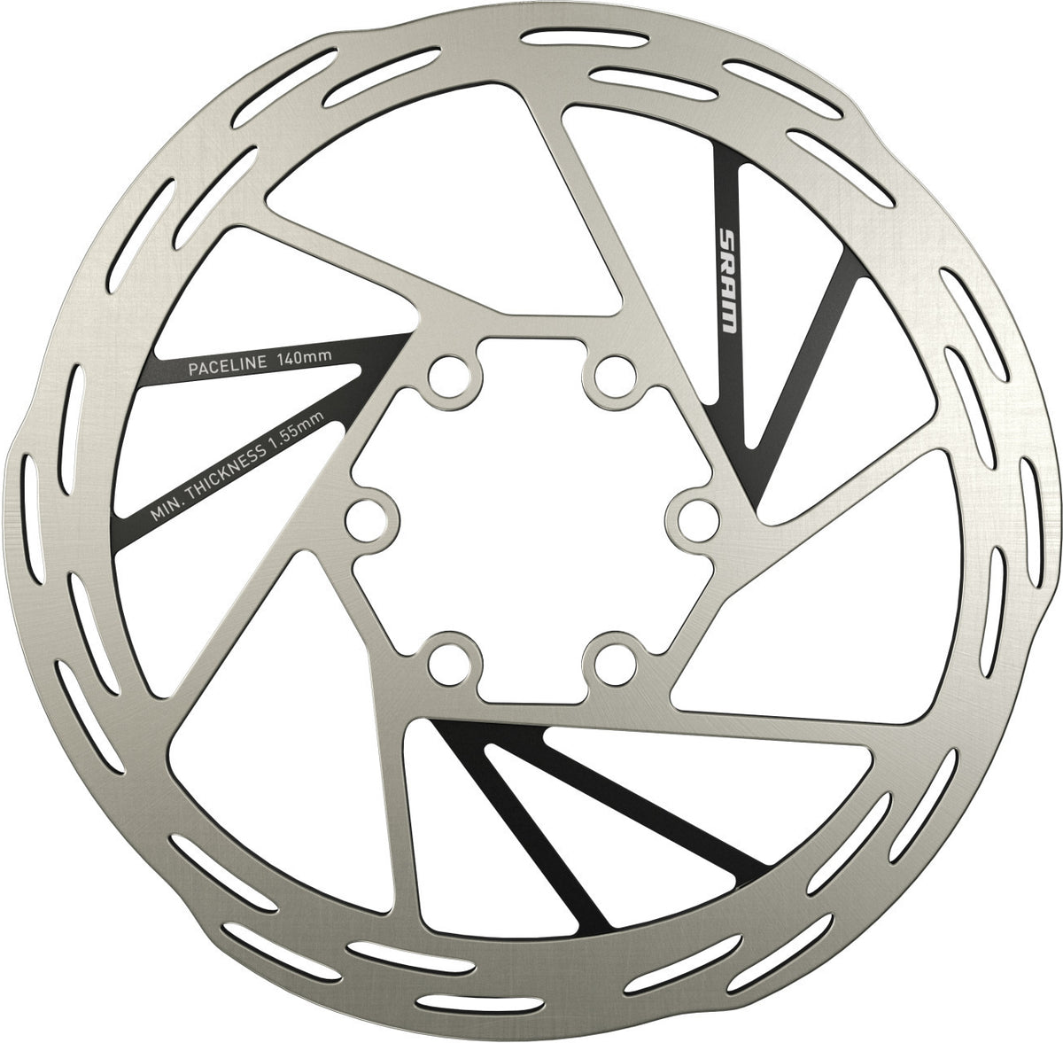 SRAM PACELINE 6-Bolt Disc Silver/Black