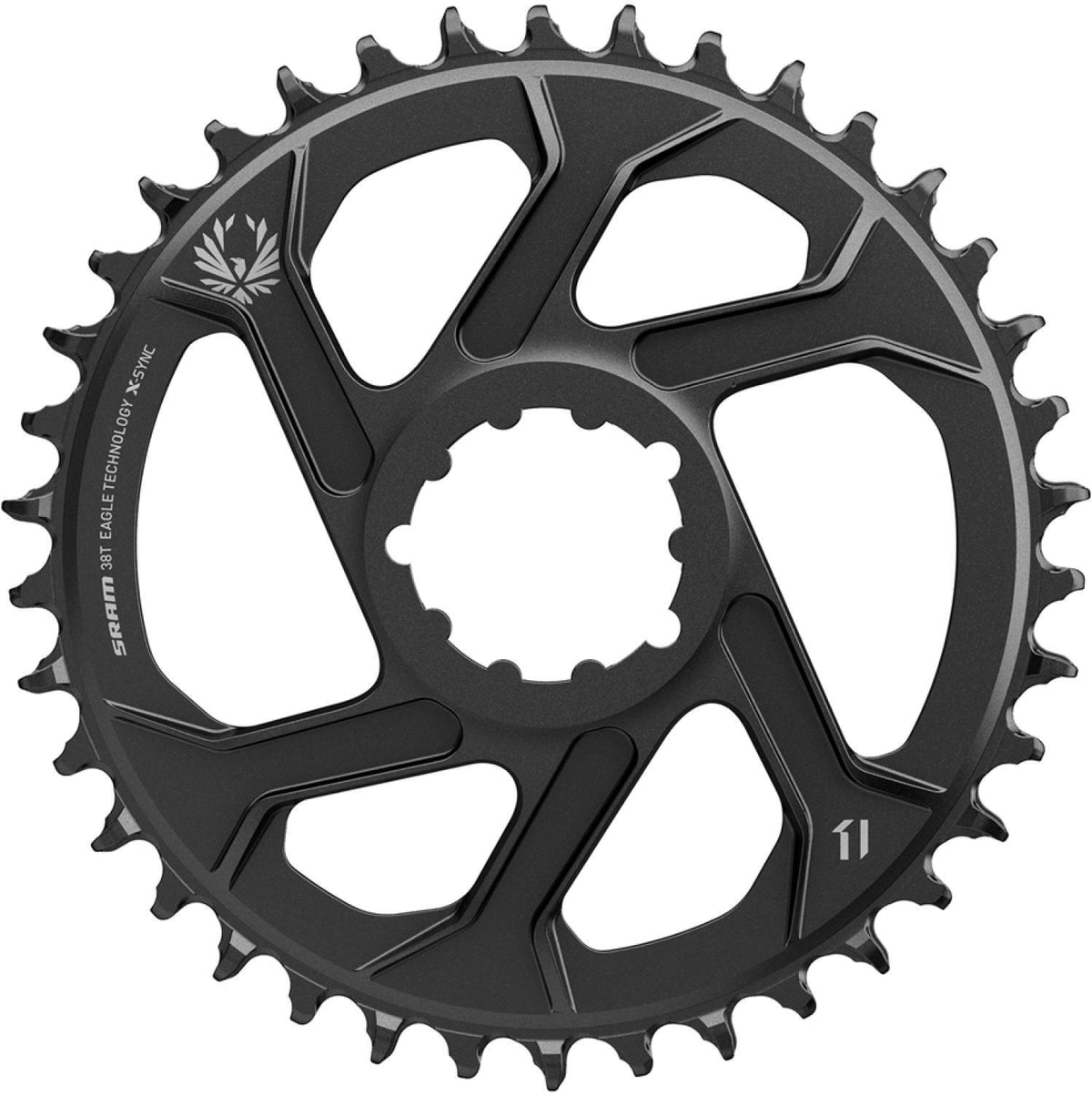 SRAM X-SYNC EAGLE 12-speed klinge i sort aluminium