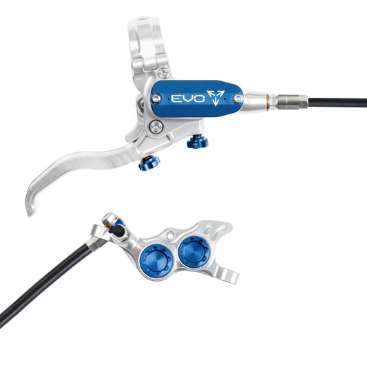 Achterrem HOPE TECH 4 EVO TR4 Zilver/Blauw