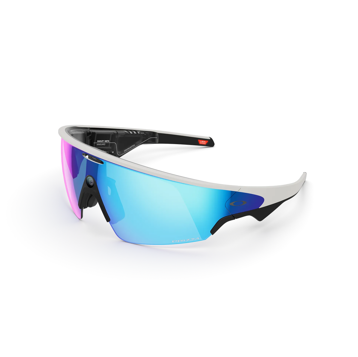 Bril OAKLEY VANGUARD META Zwart/Wit Lens Prizm Sapphire