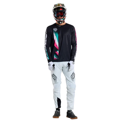 Trøje TROY LEE DESIGNS SPRINT FULL PULL Lange Ærmer Sort