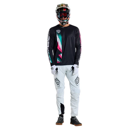 Φανέλα TROY LEE DESIGNS SPRINT FULL PULL Μακριά Μανίκια Μαύρο
