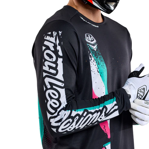 Trøje TROY LEE DESIGNS SPRINT FULL PULL Lange Ærmer Sort