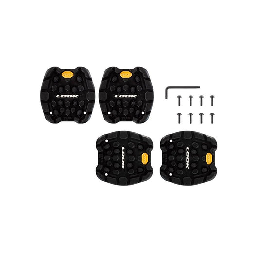 Look Trail Grip Flat Pedal Grip Pads Black (x4)