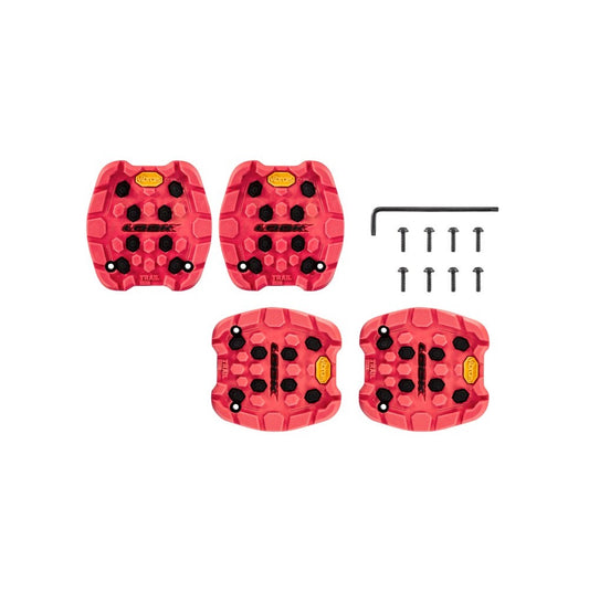 Look Trail Grip Flat Pedal Grip Surface Red (x4)