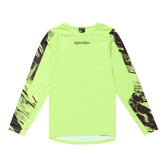 Μπλουζάκι TROY LEE DESIGNS SKYLINE CHILL ROCKSLIDE Μακριά Μανίκια Κίτρινο