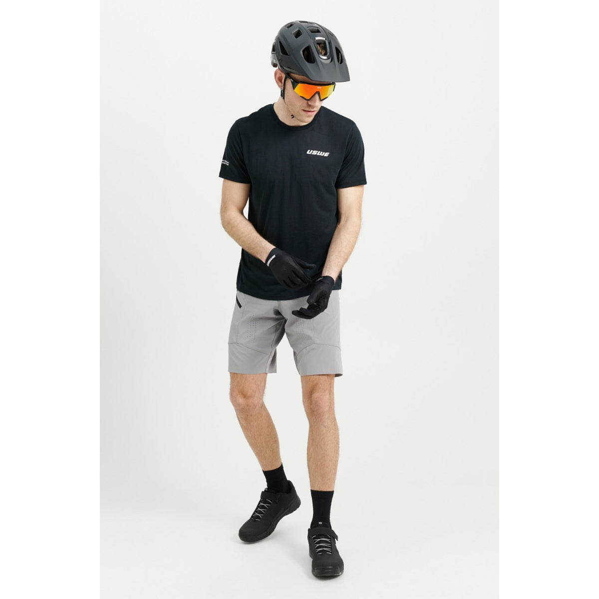 USWE HYBRID MTB Shortsit Harmaa