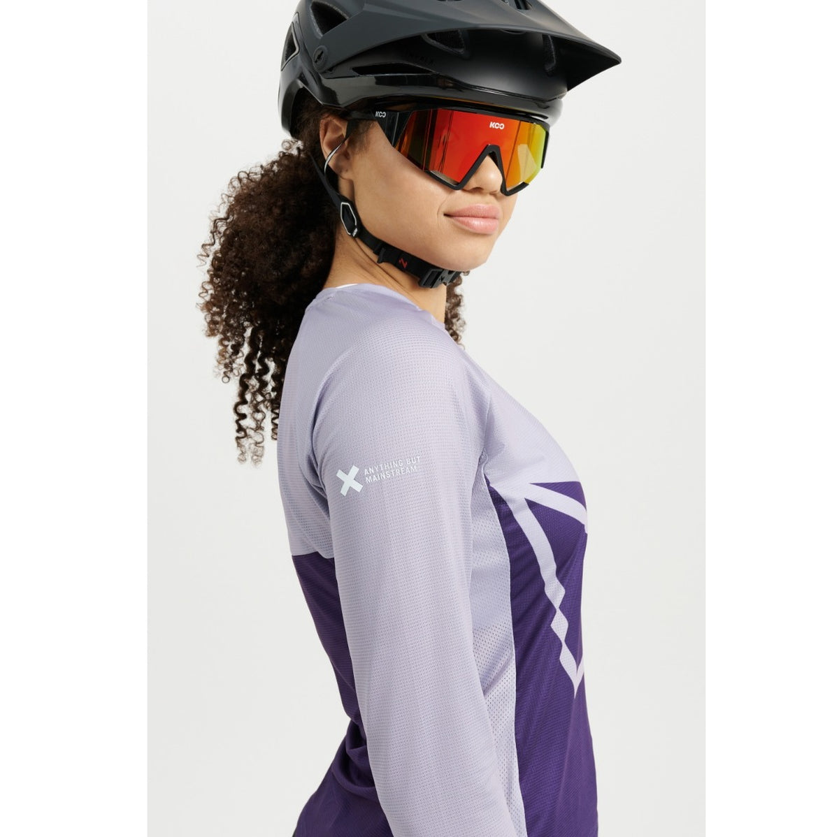 Shirt USWE BERG MTB Lange Mouwen Dames Lavendel