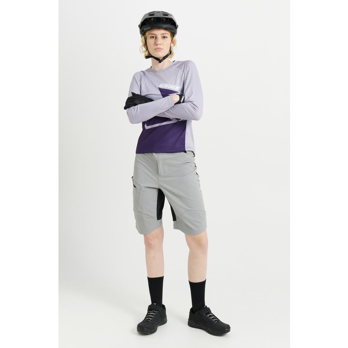 Shirt USWE BERG MTB Lange Mouwen Dames Lavendel