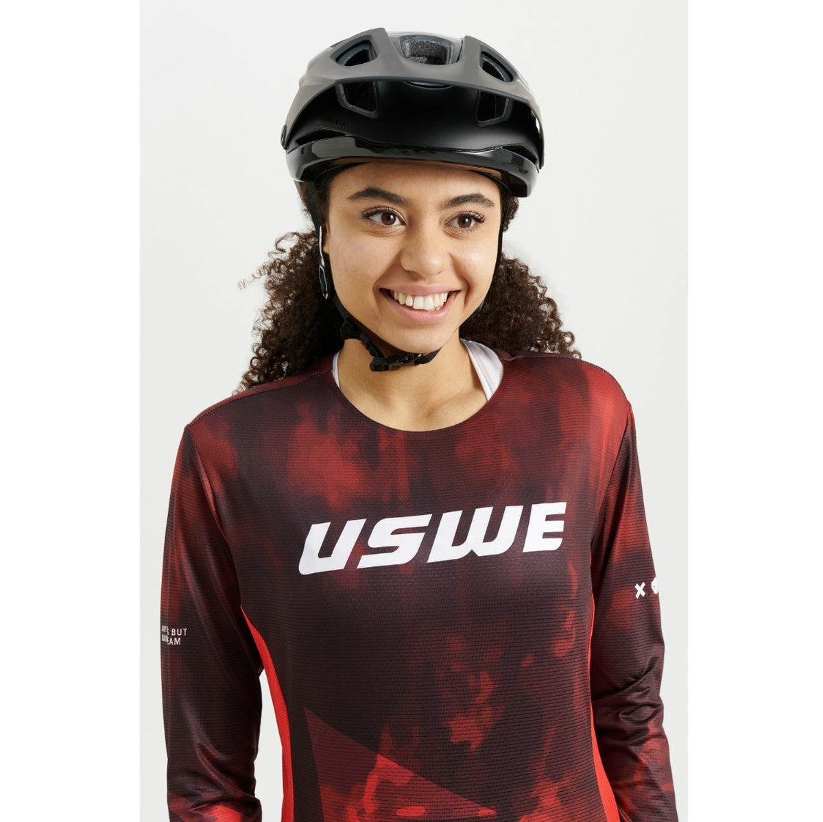 USWE LUFTIG MTB Long Sleeve Women's Jersey Red