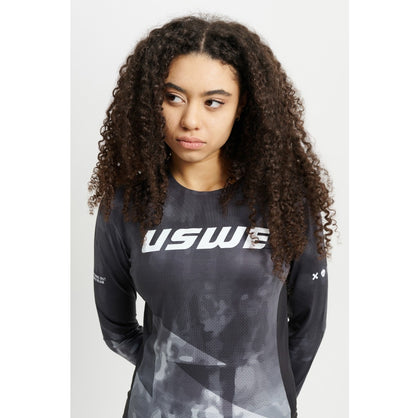 USWE LUFTIG MTB Long Sleeve Women's Jersey Black