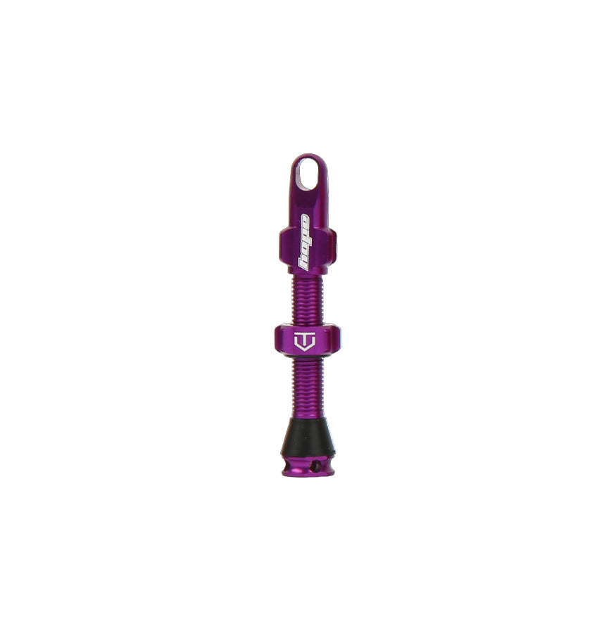 HOPE 40mm Tubeless Valve with valve core remover Purple