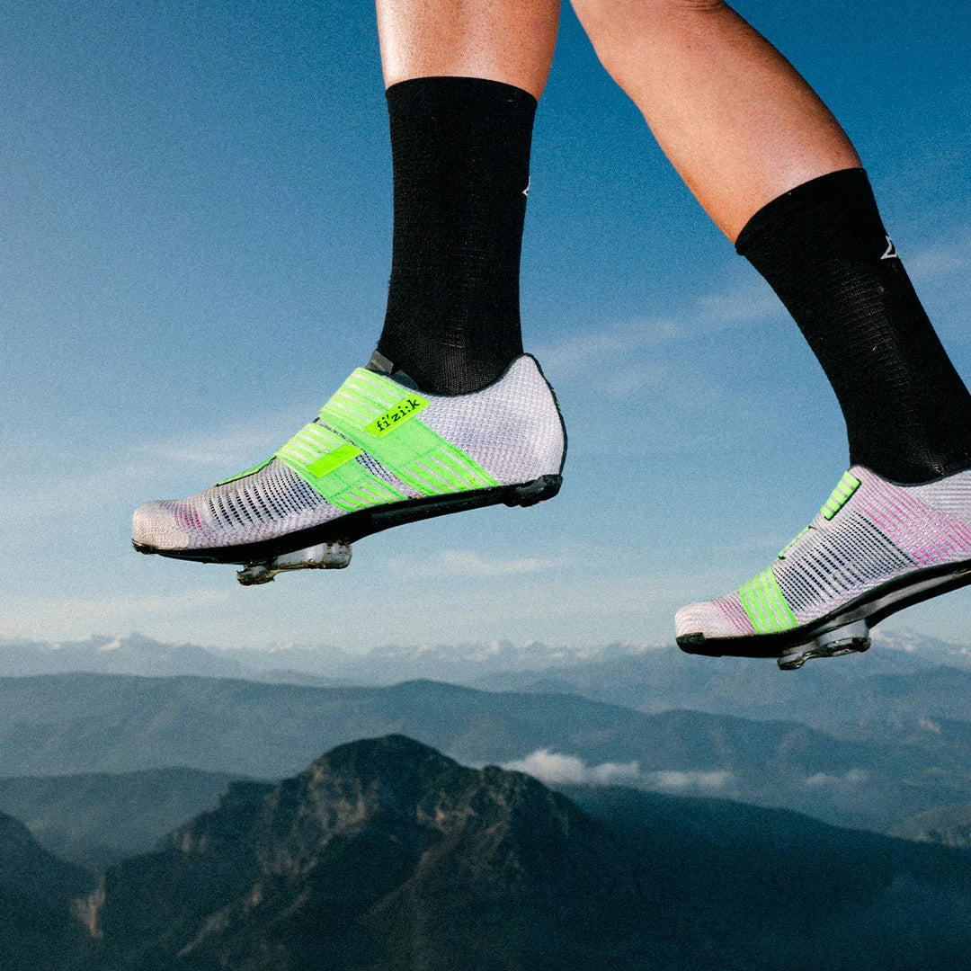 Road Shoes FIZIK VENTO POWERSTRAP AEROWAVE Purple/Green