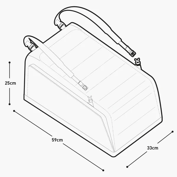 Resväska EVOC BAG 55 L MACASKILL Svart