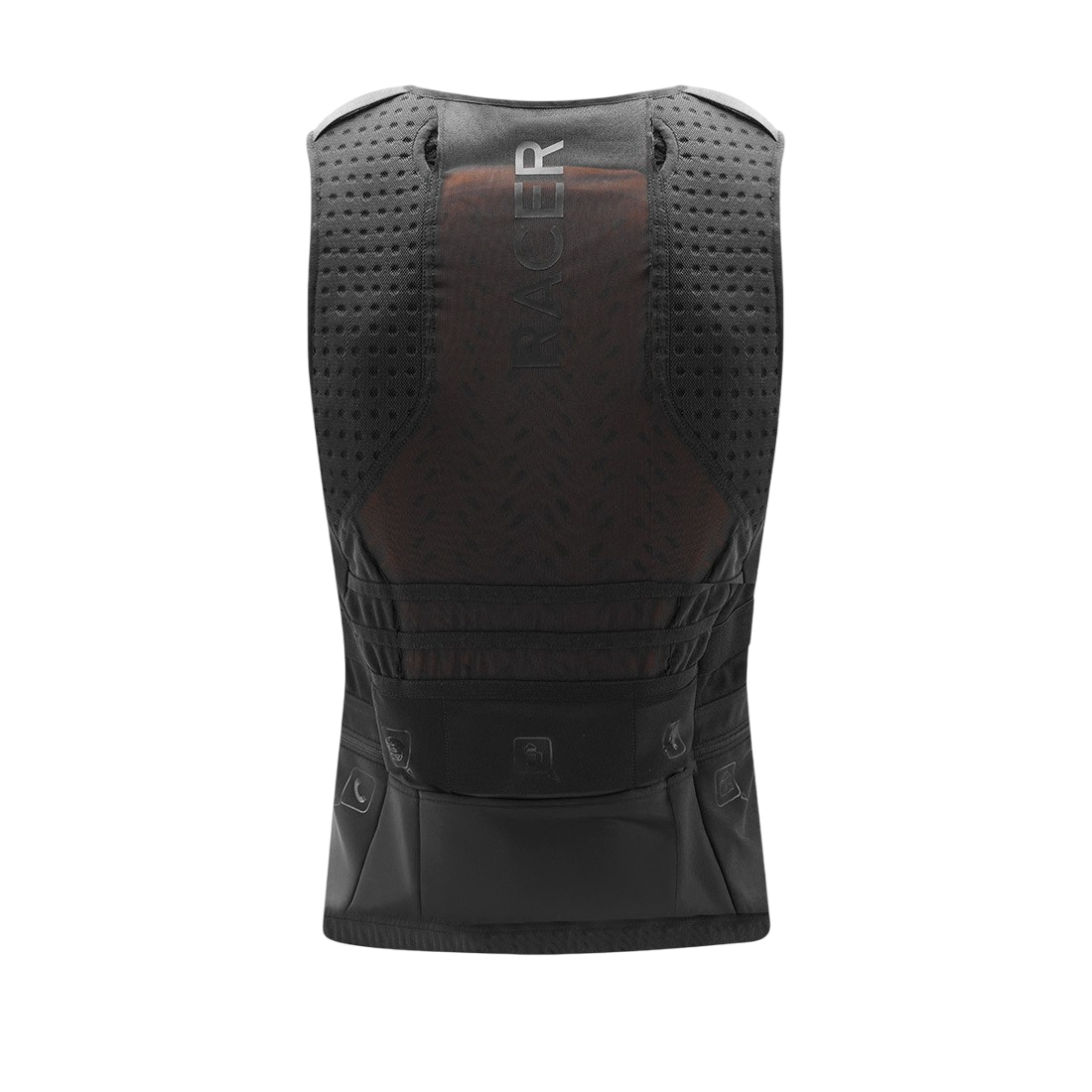 Ærmeløs beskyttelsesvest RACER WILD Sort