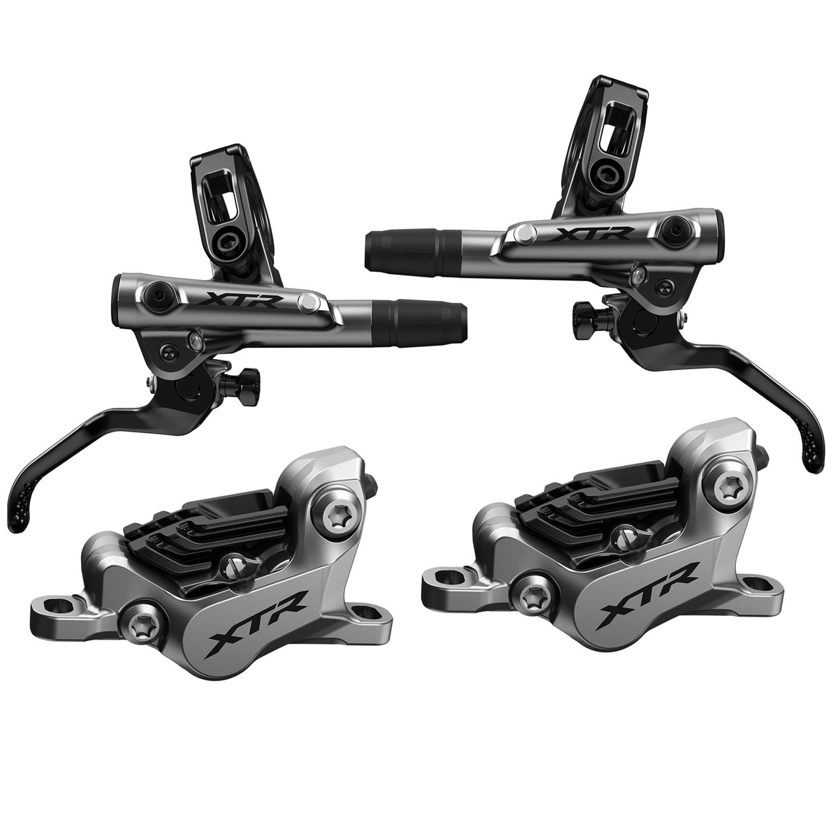 Sada Brzd SHIMANO XTR M9120 4 Písty J-KIT Kovové Větrané Destičky